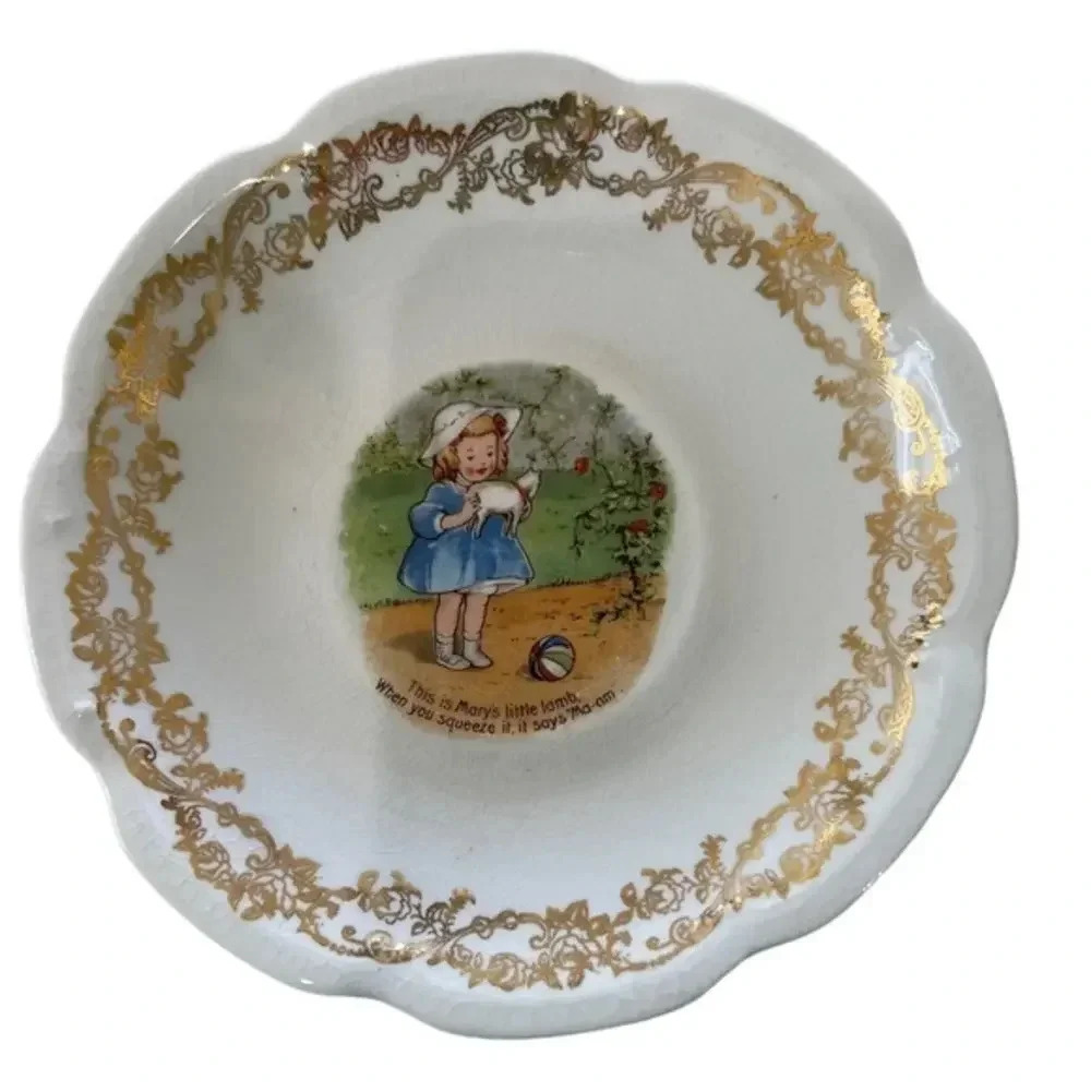 Vintage Mellor and Company This Is Mary’s‎ Little Lamb Dish